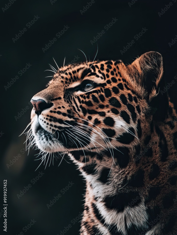 Close up portrait of a cheetah in the wild Close up portrait of a cheetah in the wild