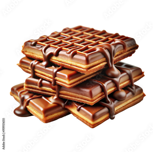 Wallpaper Mural waffels with chocolate Torontodigital.ca