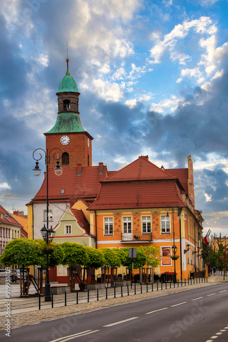 Obraz na płótnie Old Town, Market Square and Town Hall w salonie