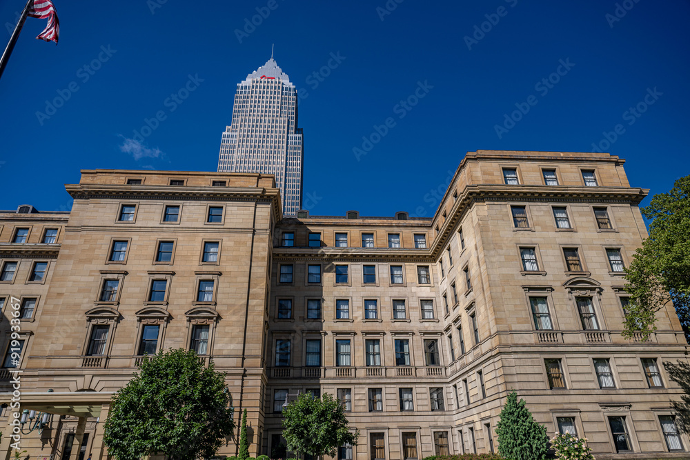 Naklejka premium cleveland, ohio