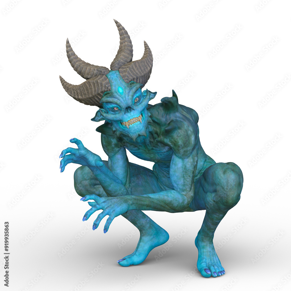 Obraz premium モンスター 3DCGレンダリング