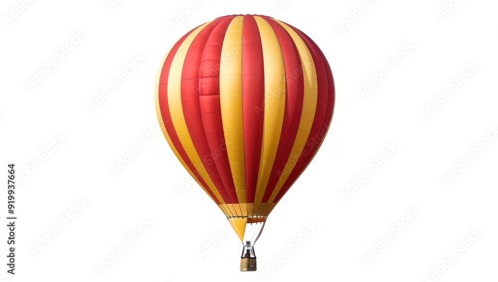 Fototapeta premium Red and Yellow Hot Air Balloon