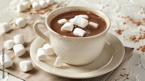 A Cup of Hot Chocolate with Marshmallows