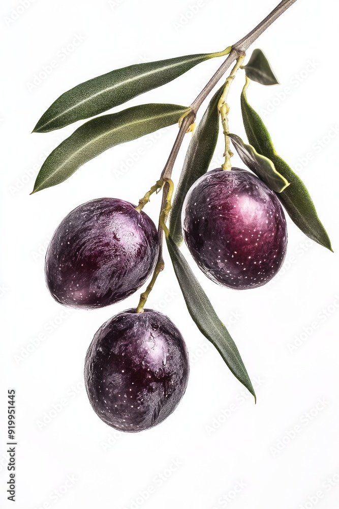 Mystic photo of Arbequina Olive, isolated on white background Mystic photo of Arbequina Olive, isolated on white background