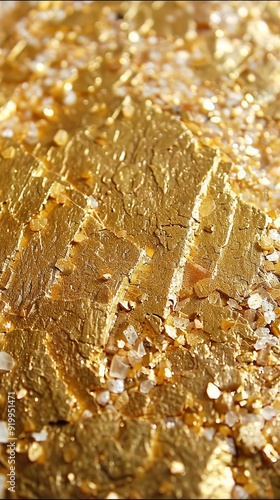 Gold background with a roug...