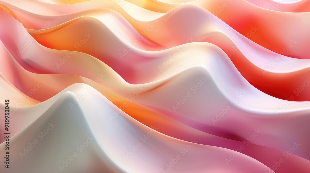Obraz premium Abstract Wavy Design