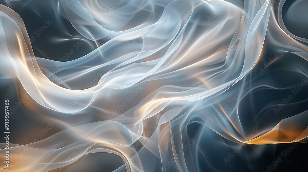 Obraz premium Flowing Lines Abstract Background