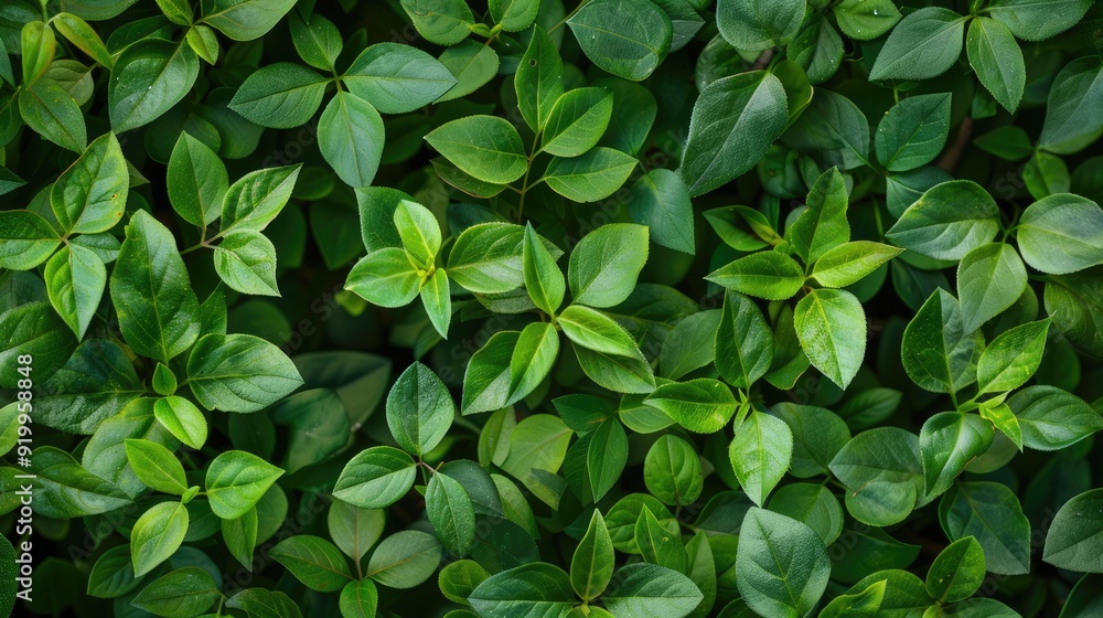 Green Leaves in Garden as Background Cover Page Green Leaves in Garden as Background Cover Page