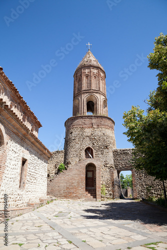 Sighnaghi Kakheti Georgia Alazani Valley. View of St. George's Church.