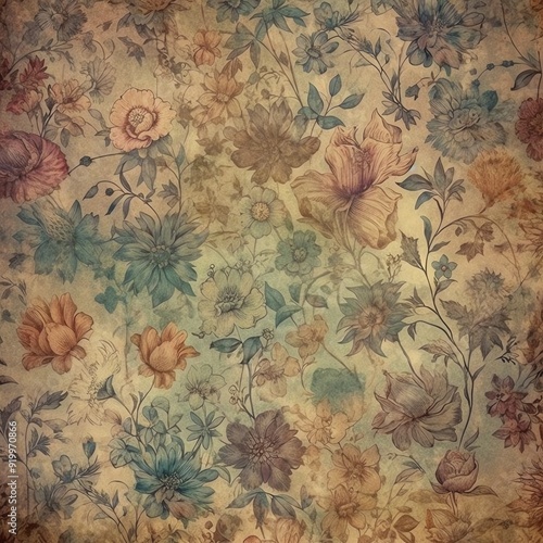 Vintage old paper, vintage digital paper