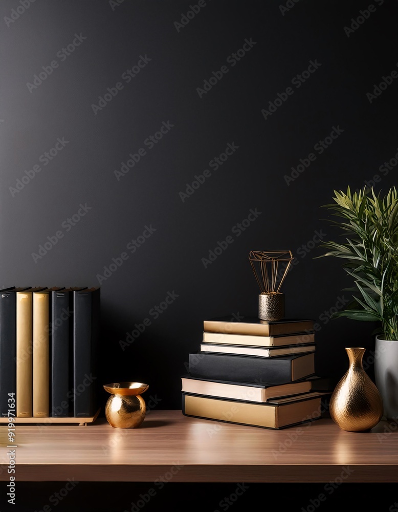a book placed on a table in a room with a modern interior design,generative ai a book placed on a table in a room with a modern interior design,generative ai