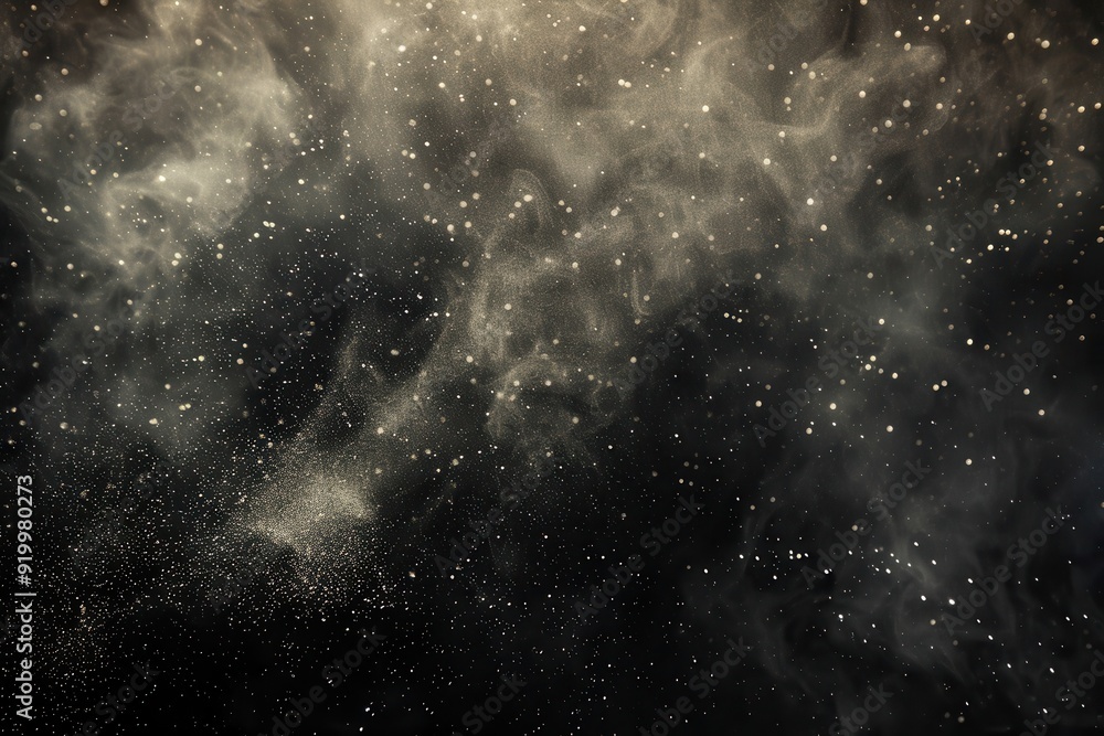 Obraz premium Dust Background, Explode Dust Overlay