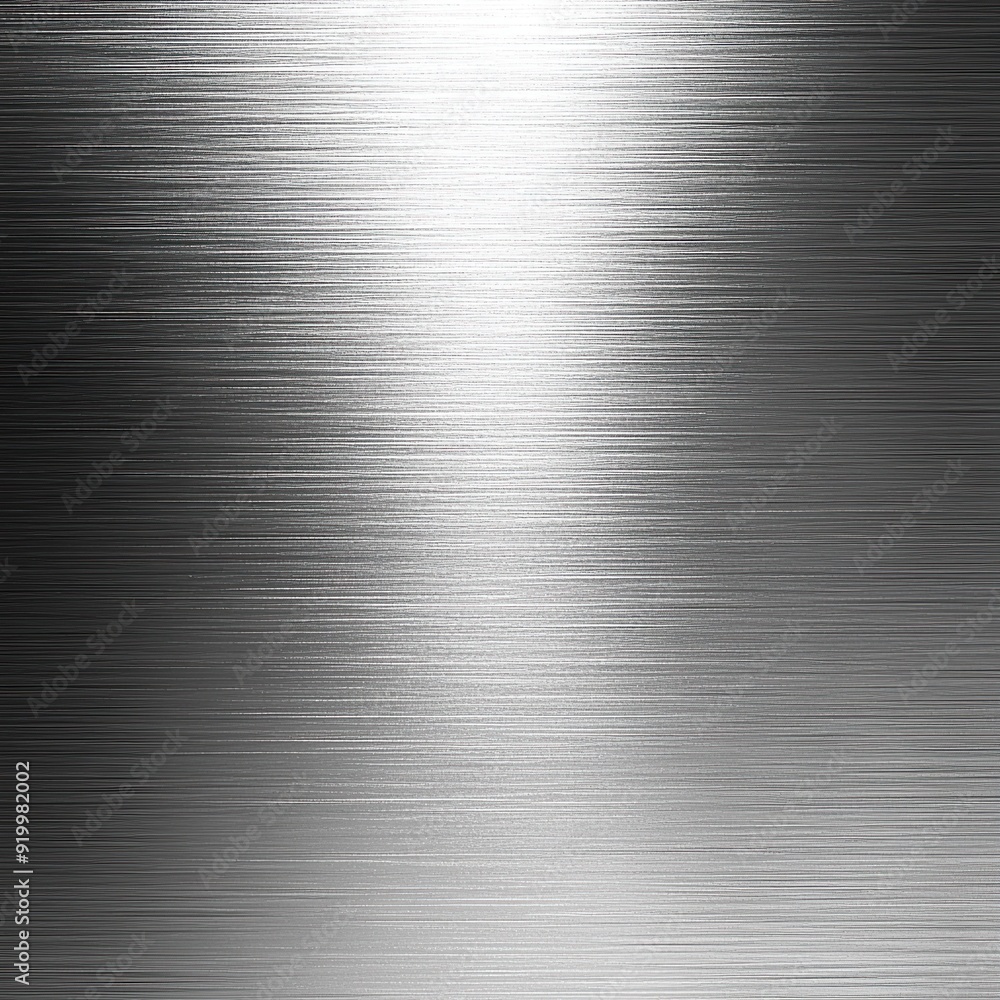 texture of brushed metal with horizontal grain pattern, sleek modern appearance, light reflection. concepts: background or texture in various design projects or for industrial design presentations texture of brushed metal with horizontal grain pattern, sleek modern appearance, light reflection. concepts: background or texture in various design projects or for industrial design presentations