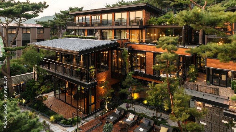Fototapeta premium house exterior