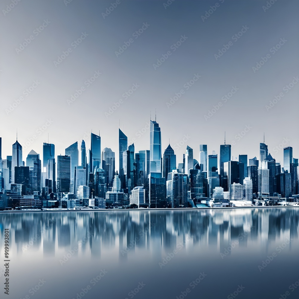 city skyline in the business background city skyline in the business background