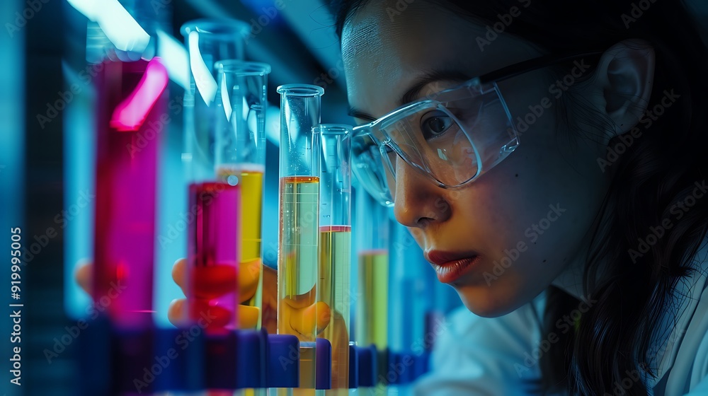 Medical Team Handling Chemicals in the Laboratory Medical Team Handling Chemicals in the Laboratory