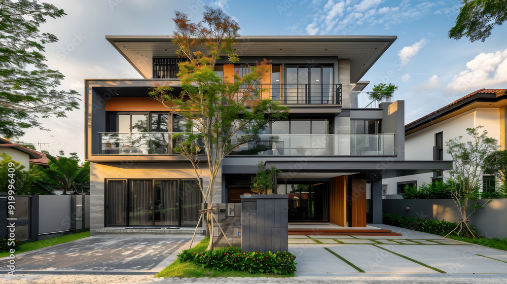Fototapeta premium house exterior