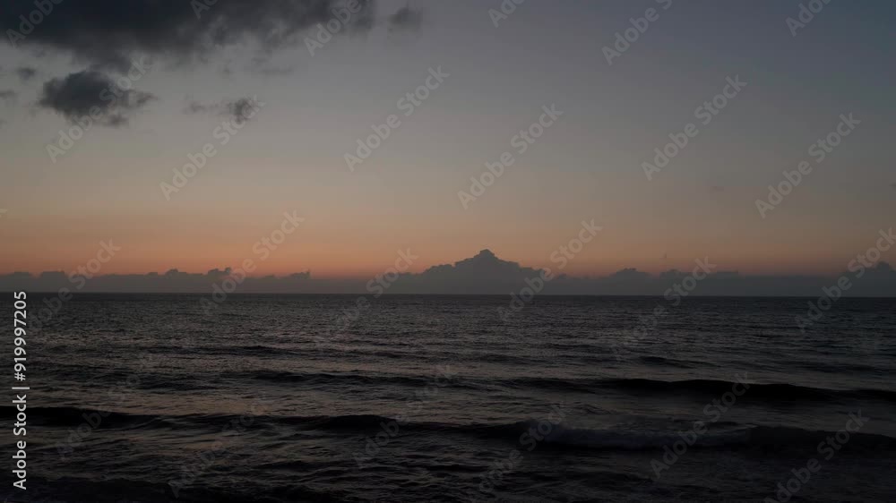 夕日と雲 夕日と雲