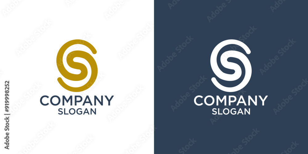 letter s simple abstract monogram logo vector design letter s simple abstract monogram logo vector design