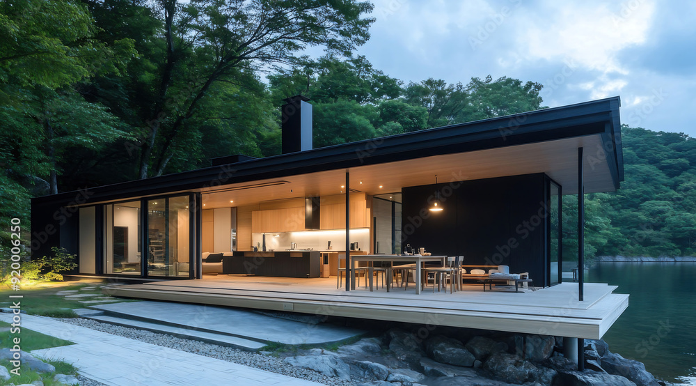 Fototapeta premium modern house