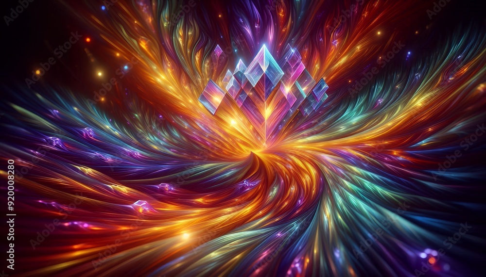 Fototapeta premium Radiant Abstraction