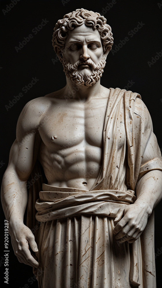 statue of a person on black background statue of a person on black background