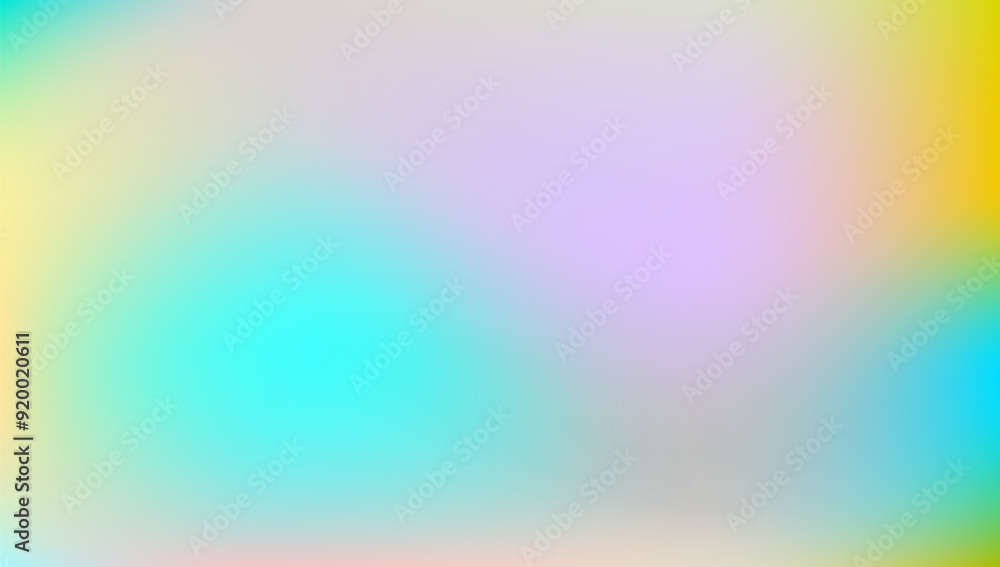 Obraz premium Hologram Gradient. Pink Neon Background. Digital Paper. Pop Multicolor Invitation. Soft Glitter. Vibrant Flyer. Pearlescent Texture. Abstract Background. Violet Hologram Gradient