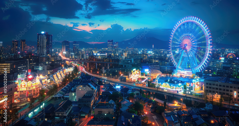 Fototapeta premium city night