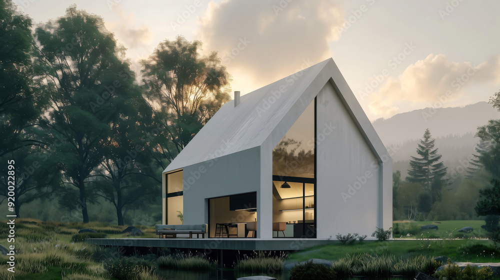 Obraz premium house exterior
