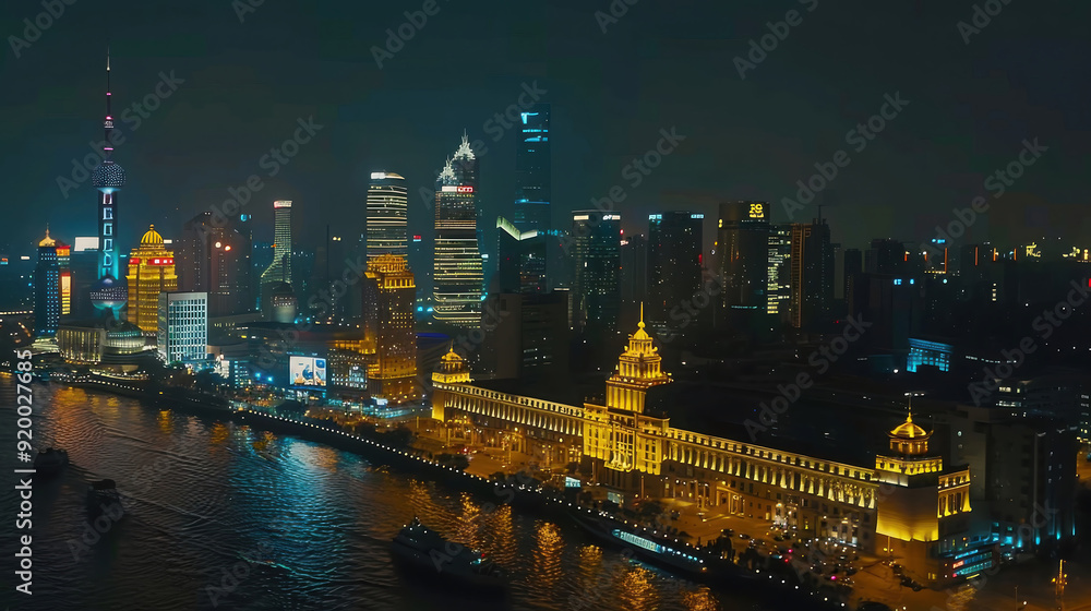 Naklejka premium cityscape