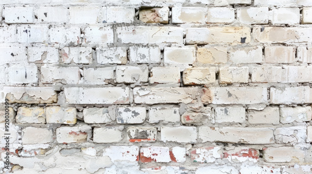 Aged white brick wall background with texture Aged white brick wall background with texture