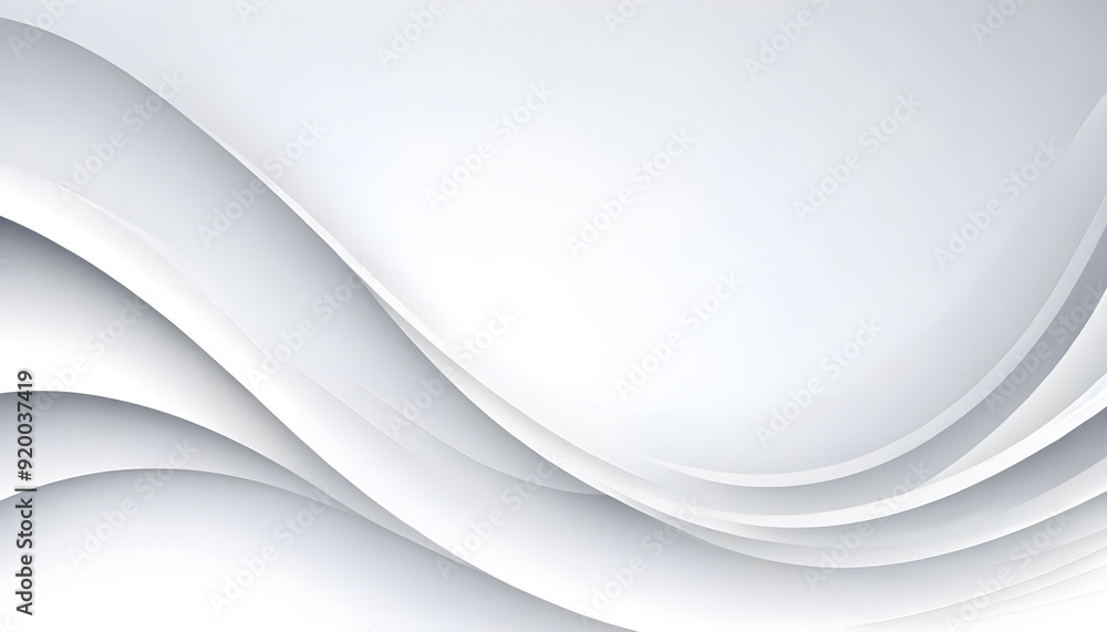 Soft abstract white and gray curved shapes on a light background 2 Soft abstract white and gray curved shapes on a light background 2