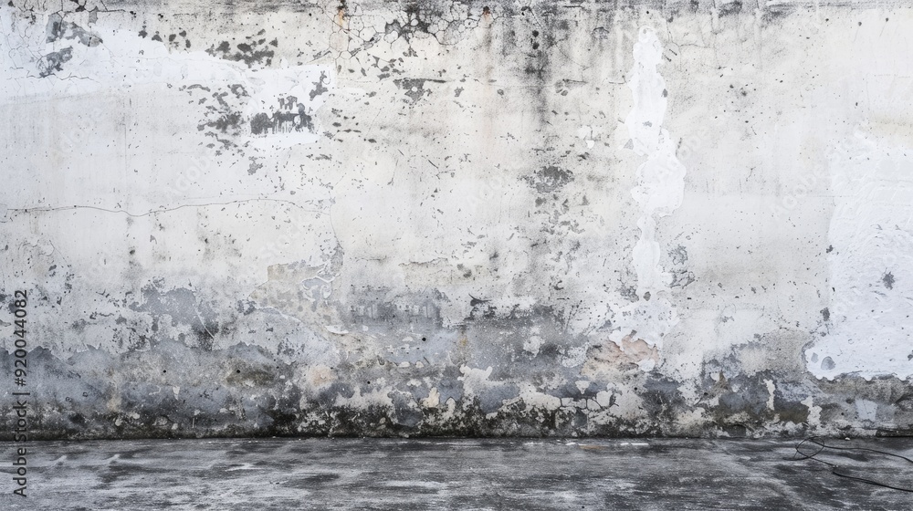 Obraz premium Grunge Background with White Wall