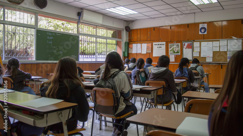 students in school
