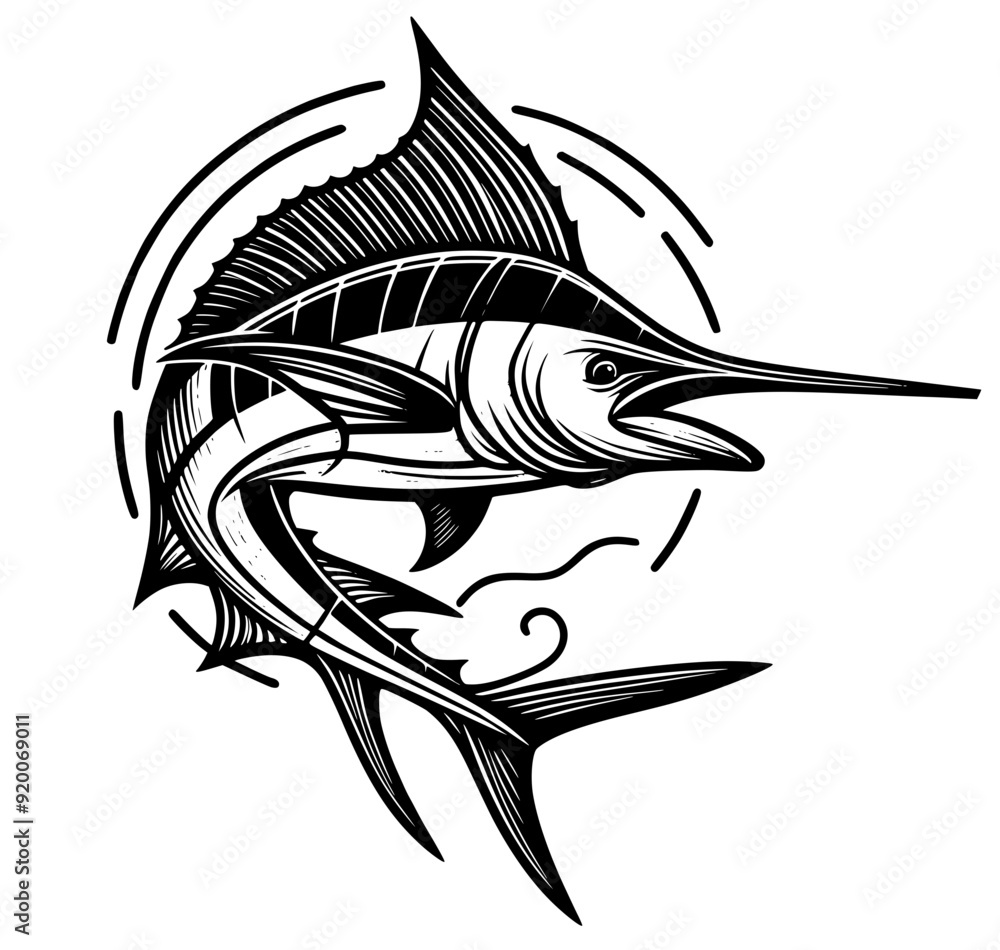 black and white fish black and white fish