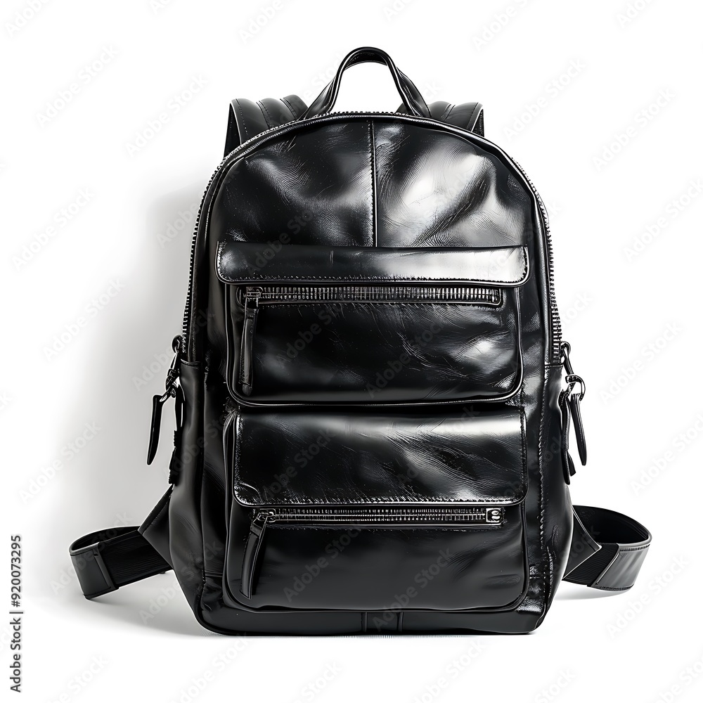 Naklejka premium Luxary Backpack isolated on white background.