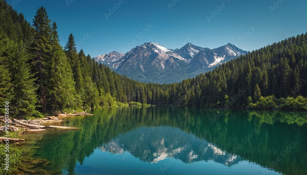 Scenic view of lake and mountains against sky 19 Scenic view of lake and mountains against sky 19