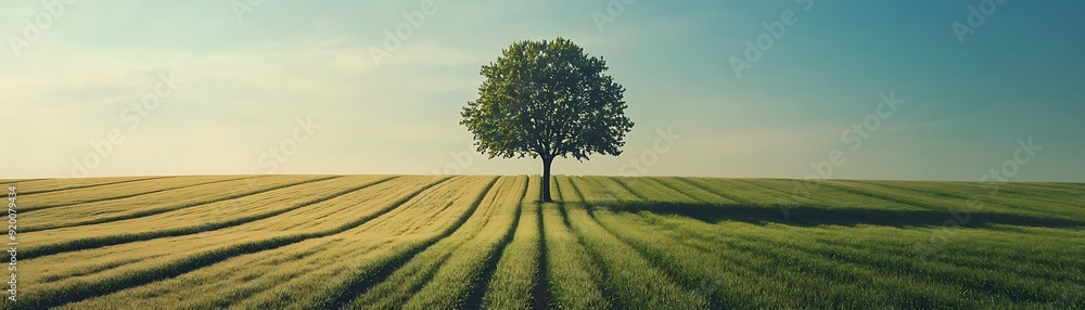 Single Tree in a Field - Nature Photography Single Tree in a Field - Nature Photography