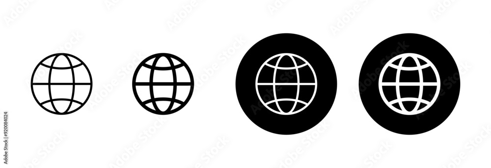 Web icon vector isolated on white background. Website vector icon. Internet world vector Web icon vector isolated on white background. Website vector icon. Internet world vector