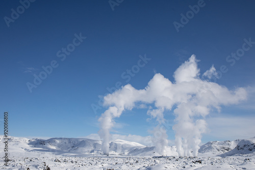 Geothermic mountains