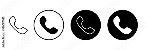 Call icon vector isolated on white background. Phone icon vector. mobile phone. telephone icon