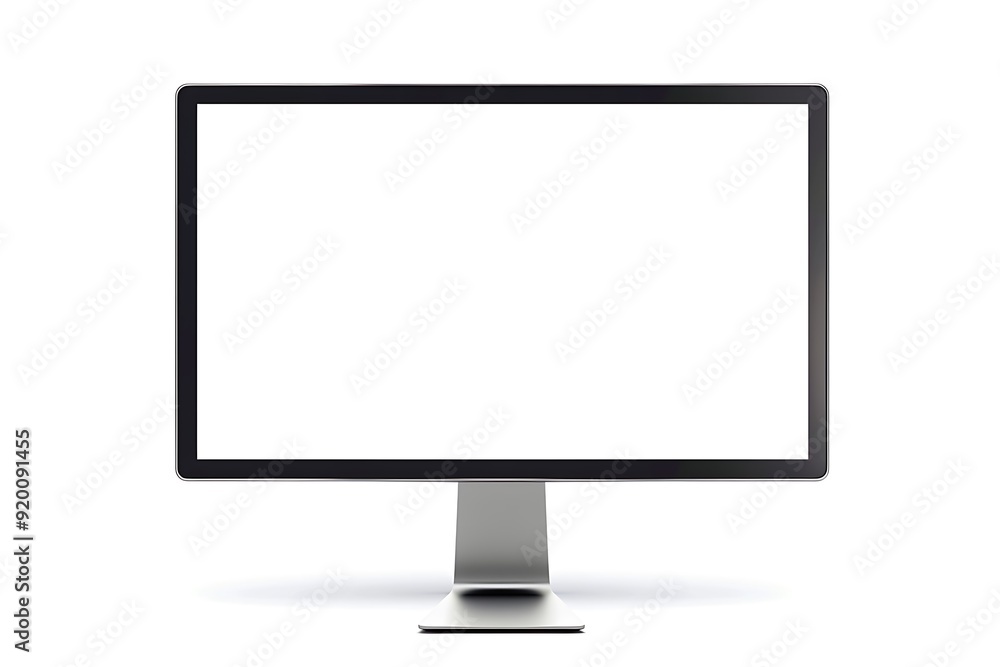 Monitor isolated on white background. Monitor isolated on white background.