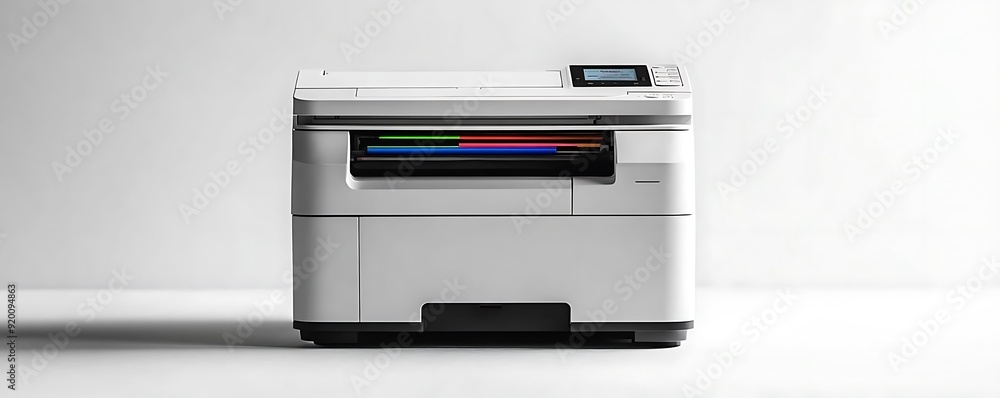 White Printer on White Background - Product Photography White Printer on White Background - Product Photography