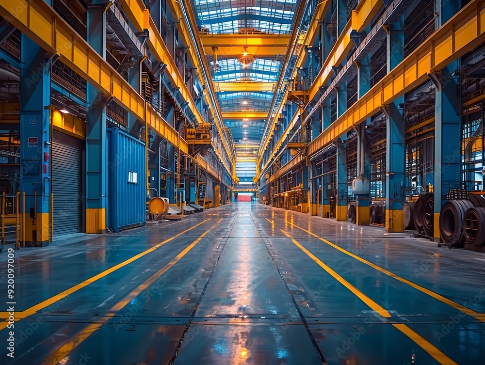 Futuristic Industrial Innovation: Advanced Technology and Resource Efficiency Futuristic Industrial Innovation: Advanced Technology and Resource Efficiency