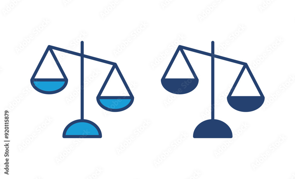 Scales icon vector. Law scale icon. Scales vector icon. Justice Scales icon vector. Law scale icon. Scales vector icon. Justice