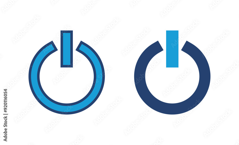 Power icon vector. Power Switch Icon. Electric power Power icon vector. Power Switch Icon. Electric power