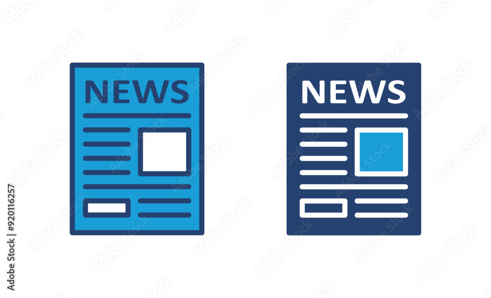Newspaper icon vector. news paper vector sign Newspaper icon vector. news paper vector sign