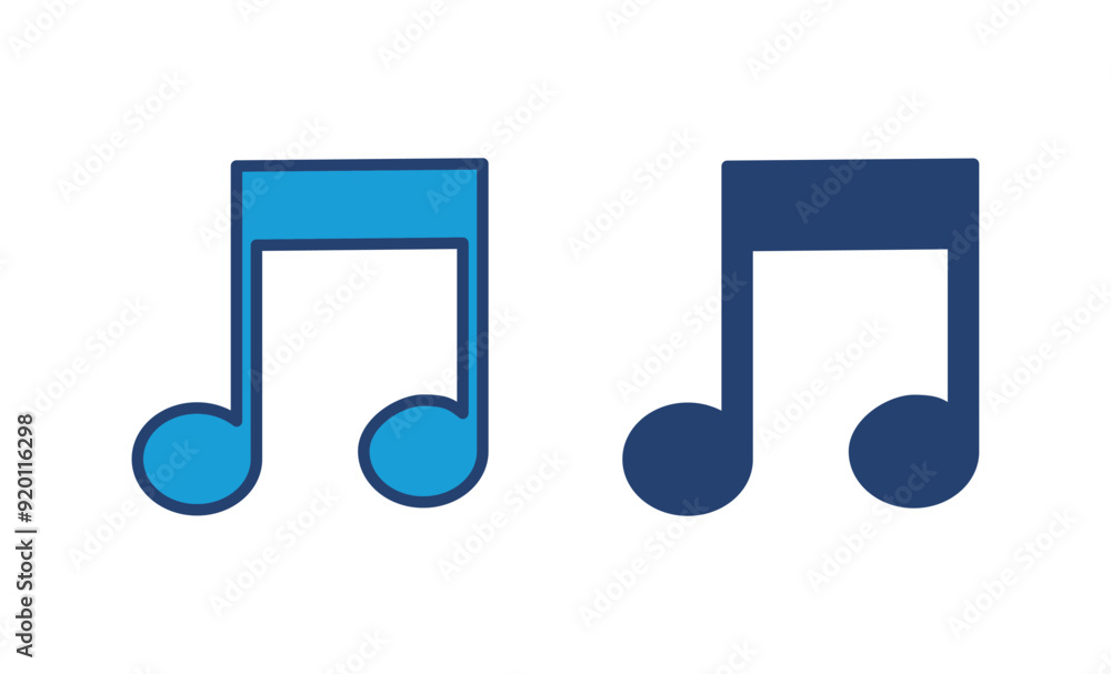 Music icon vector. note music icon vector Music icon vector. note music icon vector