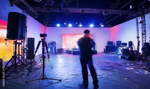 Timelapse of a Movie Set in Action: Behind the Scenes of Film Production