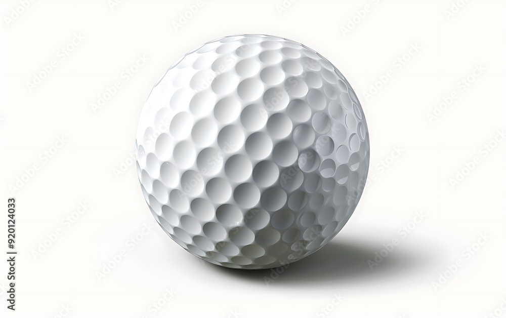 Golf ball isolated on white background. Golf ball isolated on white background.